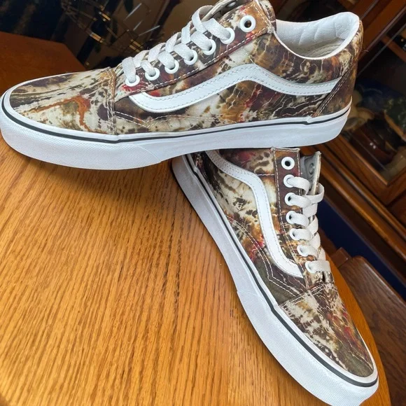 Vans Old Skool Tie-Dye Brown Colorway Sneakers - Picture 8 of 13